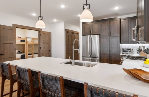 Big Sky Condo | Big Sky Base Camp - Fireplace, Views & Hot Tub