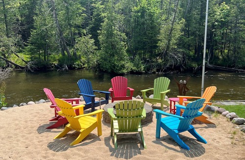 Mayfield House | Boardman River, Fire pit, Game Room, Hot tub, Sauna