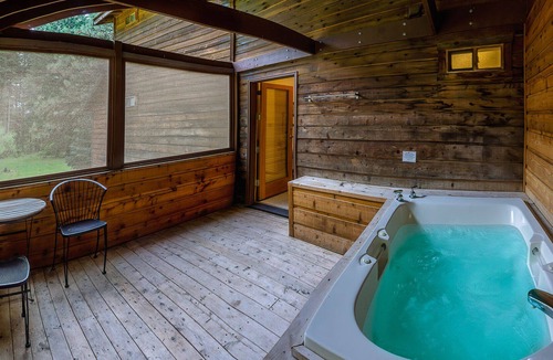 Ashland Cabin | BookStayHop - #1 Lodge Room 3 ~ Green Springs Inn ~ Jacuzzi Bathtub
