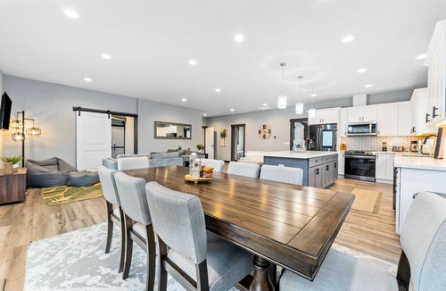 Manson House | Brand-new home with amazing lake views, private hot tub, & game room
