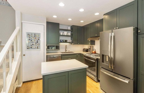 Elkhorn Village Condo | Bright condo + garage! Steps to Elkhorn Village amenities!