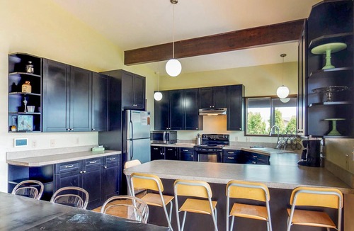 Manson House | Bright Home with Lakeview Wraparound Decks, Seasonal Pool and Game Room