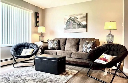 Decorah Apartment | Butterfly Park Retreat #5 - Centrally located to Decorah's Top Attractions!