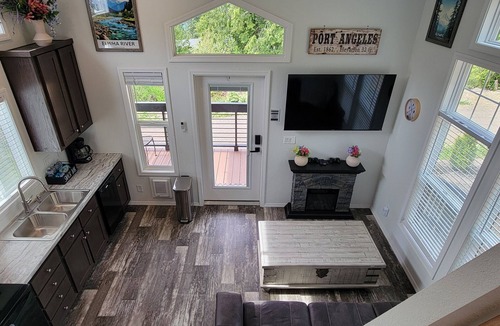 Port Angeles Cottage | Cabin in the woods. Water and mountain views W/firepit. Close to National Park