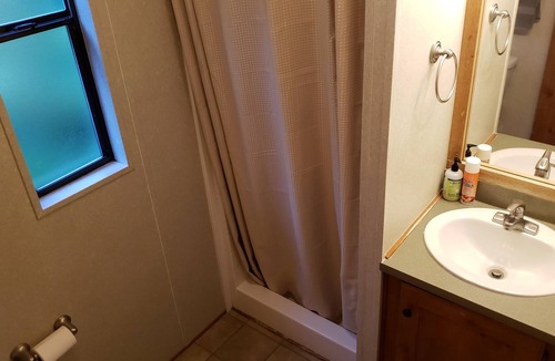 Adelma Beach Cabin | Cabins at Treefrog Woods, Port Townsend. Includes two(2)private cabins & grounds