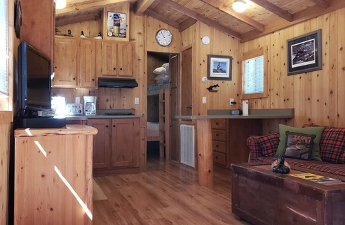 Adelma Beach Cabin | Cabins at Treefrog Woods, Port Townsend. Includes two(2)private cabins & grounds