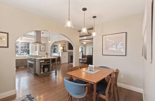 Sandpoint House | Centrally-Located Upscale House with Free WiFi, Porch & Oversized Fenced Yard