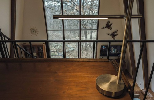 Des Moines House | Centrally Located Wooded A-Frame