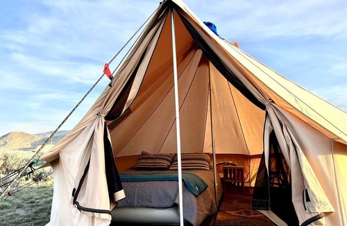 Hot Springs RV Rental | Charming Bell Tent for Glamping Escapes to Montana