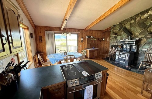 Ennis House | Charming Riverfront Guest House with Deck Overlooking Madison River, Near Ennis, Montana