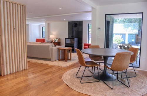 Hailey House | Charming Scandinavian Modern Riverfront Fishhouse