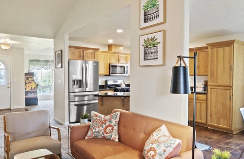 Medford House | Charming white picket fenced home in quiet area