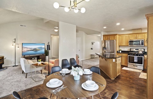 Medford House | Charming white picket fenced home in quiet area
