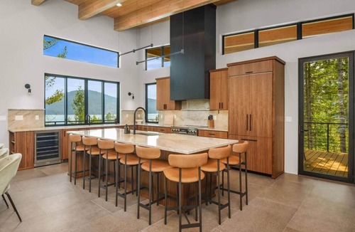 Sandpoint House | Cliff and Canopy - Lakefront Masterpiece w/Private Dock