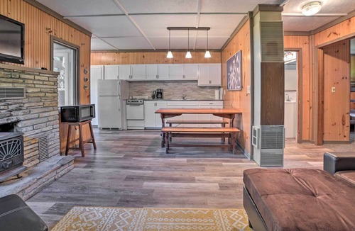 Cheboygan County Cottage | Comfy Burt Lake Abode - On-Site Lake Access!