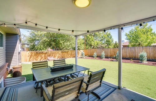 Castlewood Condo | Covered Patio & Fire Pit: Centennial Condo!
