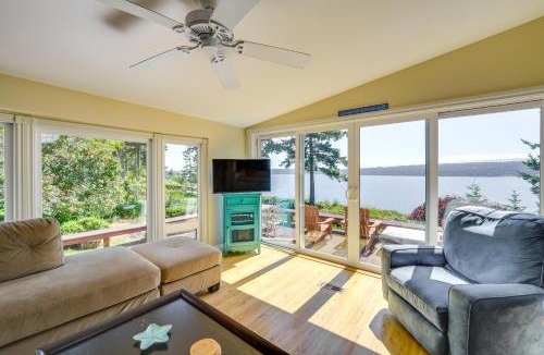 Langley House | Cozy Langley Retreat: Water Views & Beach Access