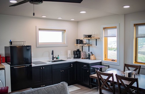 Livingston Apartment | Cozy Mountain Retreat, Studio Shipping Container Tiny Home