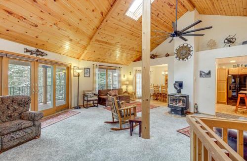 Cascade House | Deck + Game Room: Secluded Cabin Near Lake Cascade