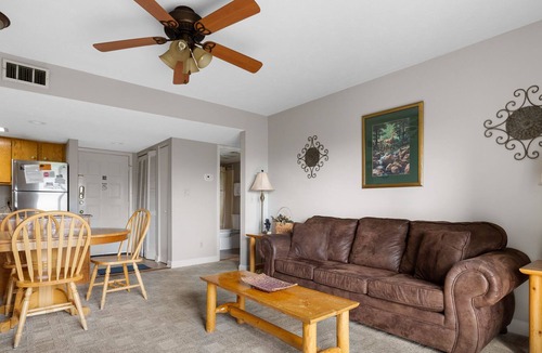 Gatlinburg Condo | Deer Ridge D201 | Fireplace, Balcony, Resort Pool