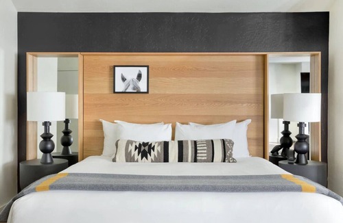 Teton Village Hotel | Deluxe Powder Hound Loft | King + Sofa Sleeper at Gravity Haus, 3 Units