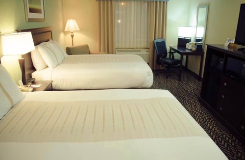Devils Lake Hotel | Devils Lake Stay near Lakewood Landing | Free Parking & Indoor Pool Access!