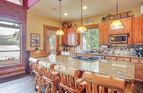 Newport Cabin | Dock, Decks & Epic View! Sacheen Lake Family Cabin