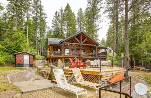 Newport House | Dock, Decks & Epic View! Sacheen Lake Family Cabin