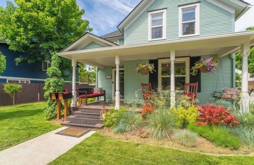 Garden District House | Downtown CDA Getaway with Private Hot Tub Fire Pit