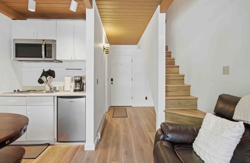 Warm Springs Condo | Edelweiss Loft | Ski-In Ski-Out Studio Steps from Warm Springs Lift