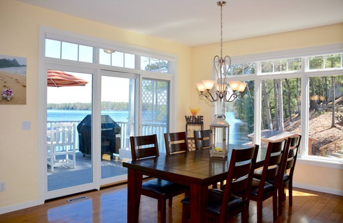 Mayfield House | Exceptional waterfront retreat with sandy beach!