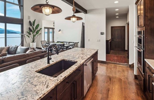 Sandpoint House | Exceptional Waterfront Luxury Home | Hot Tub