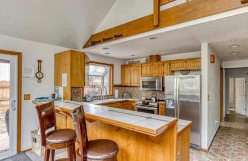 Mount Hood Village Ski Chalet | Expansive Wooded Home with a Brook Firepit Private Hot Tub and Shared Pool