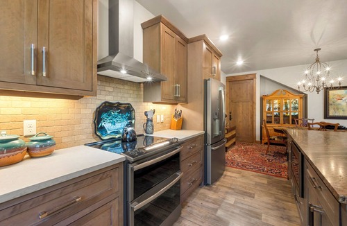 Placerville House | Experience cozy comfort at Sawpit Stonehouse near Placerville, CO.