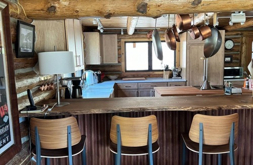 Board Ranch Cabin | Experience the tranquility and magic of Sun Valley at this Board Ranch log cabin