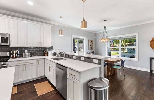 Coeur d'Alene House | Family fun home with hot tub, arcade and zipline