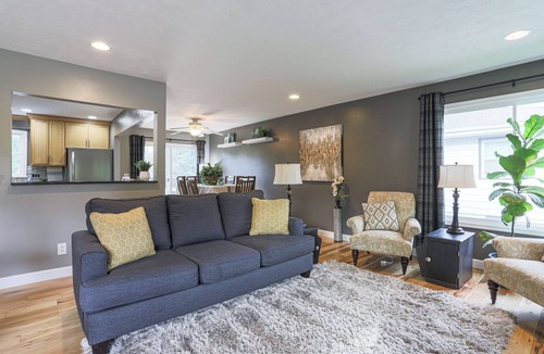 Omaha House | Family Fun Oasis: Pool, Hot Tub, Arcade & Ninja Course with 4 Bedrooms!