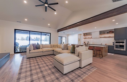 Star Valley Ranch Cabin | Family Getaway with Private Hot Tub + Near Tetons Sleeps 16