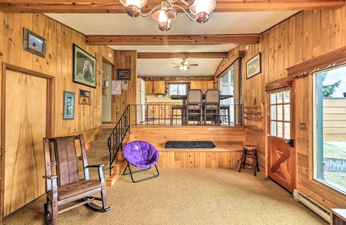Polson Cabin | Flathead Lake Waterfront Cabin w/Dock & Kayaks
