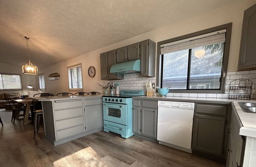 Newman Lake House | Freshly Updated Home on Private Sandy Beach