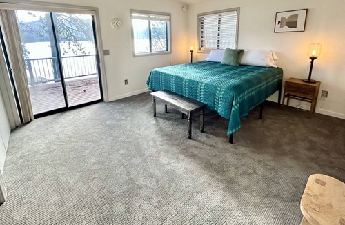 Newman Lake House | Freshly Updated Home on Private Sandy Beach