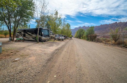 Moab South Valley Other | FunStays Glamping Setup Tent in RV Park #1 OK-T1