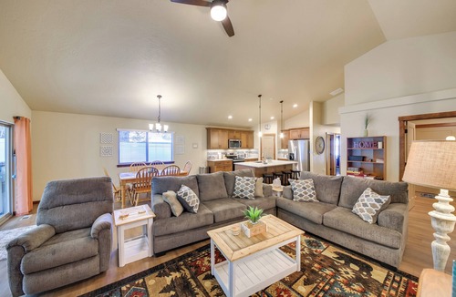 Bonner County House | Game Room + Patio: Pet-Friendly Oldtown Retreat