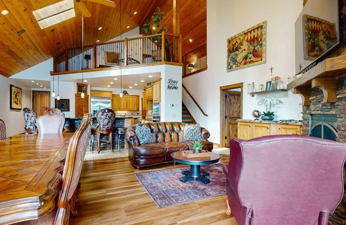Hayden View Estates House | Grand lakeside home with private hot tub, sauna, game room & home theater