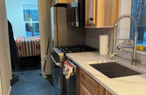 Halfway House | Halfway Wild Creek Front Tiny Home - Tiny House sleeps 3 add RV sleeps 4 more
