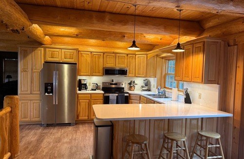 Sandpoint Cabin | Handcrafted Luxury Lodge with Panoramic Lake View