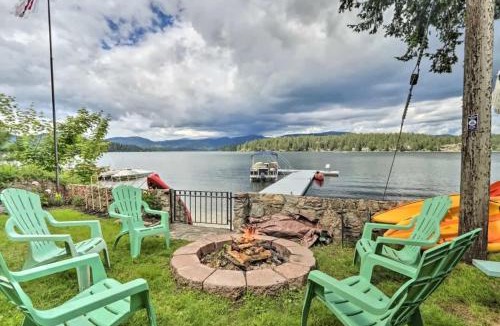 Newman Lake House | Huvila Haven Lake Front Home with Dock and Hot Tub