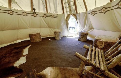 Garden Valley Other | Incredible Secluded Tipi Nestled Amidst Trees and Fire Pit Provided in Garden Valley, Idaho
