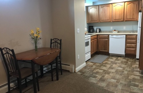 Munising Apartment | Inviting vacation apt. in town w A/C, short walk to Lk Superior, Food Trk, Pub