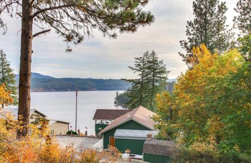 Worley House | Lake Coeur d'Alene Cabin w/Boat Slip in Worley!